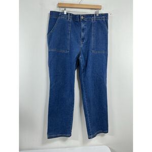 Womans Excellent Condition Knox Rose Blue Jeans Size 1X 0158/A-5